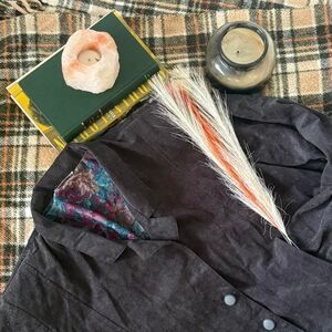 American-vintage Women's Brown and Black Jacket